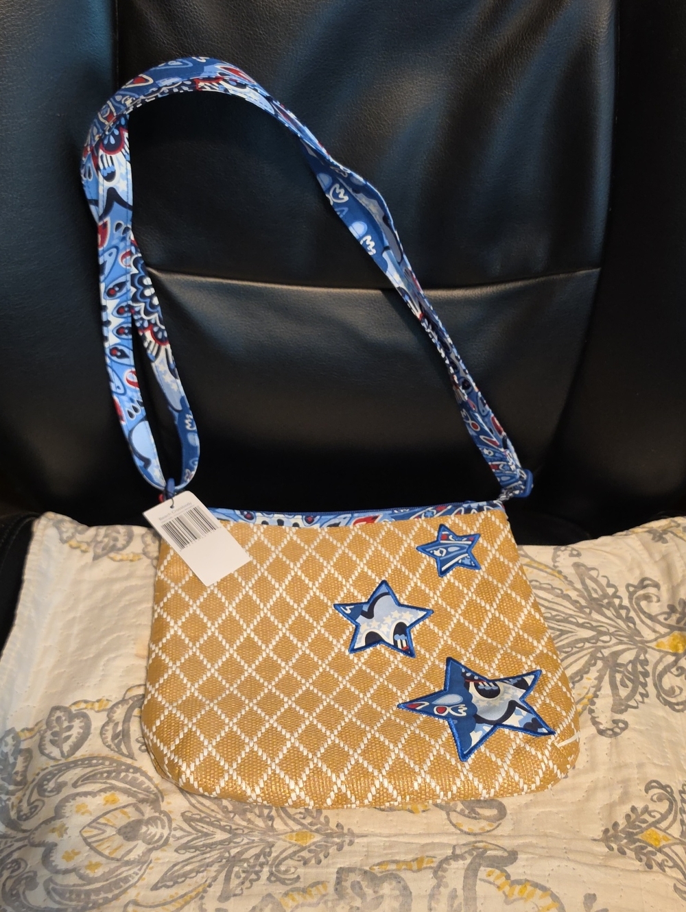 Vera Bradley Star Appliqué Purse